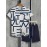 Casual Two-Piece Set, Men's Short Sleeve Shirt & Drawstring Shorts Matching Set For Summer