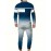 Men's Gradient 2Pcs Outfits, Casual Long Sleeve Pullover Hooded Sweatshirt And Sweatpants Joggers Set For Spring Fall, Men's Clothing