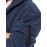 Cool Fluffy Solid For Men, Men's Casual Polar Fleece Pullover Hooded Sweatshirt With Zipper Streetwear For Winter Fall, As Gifts